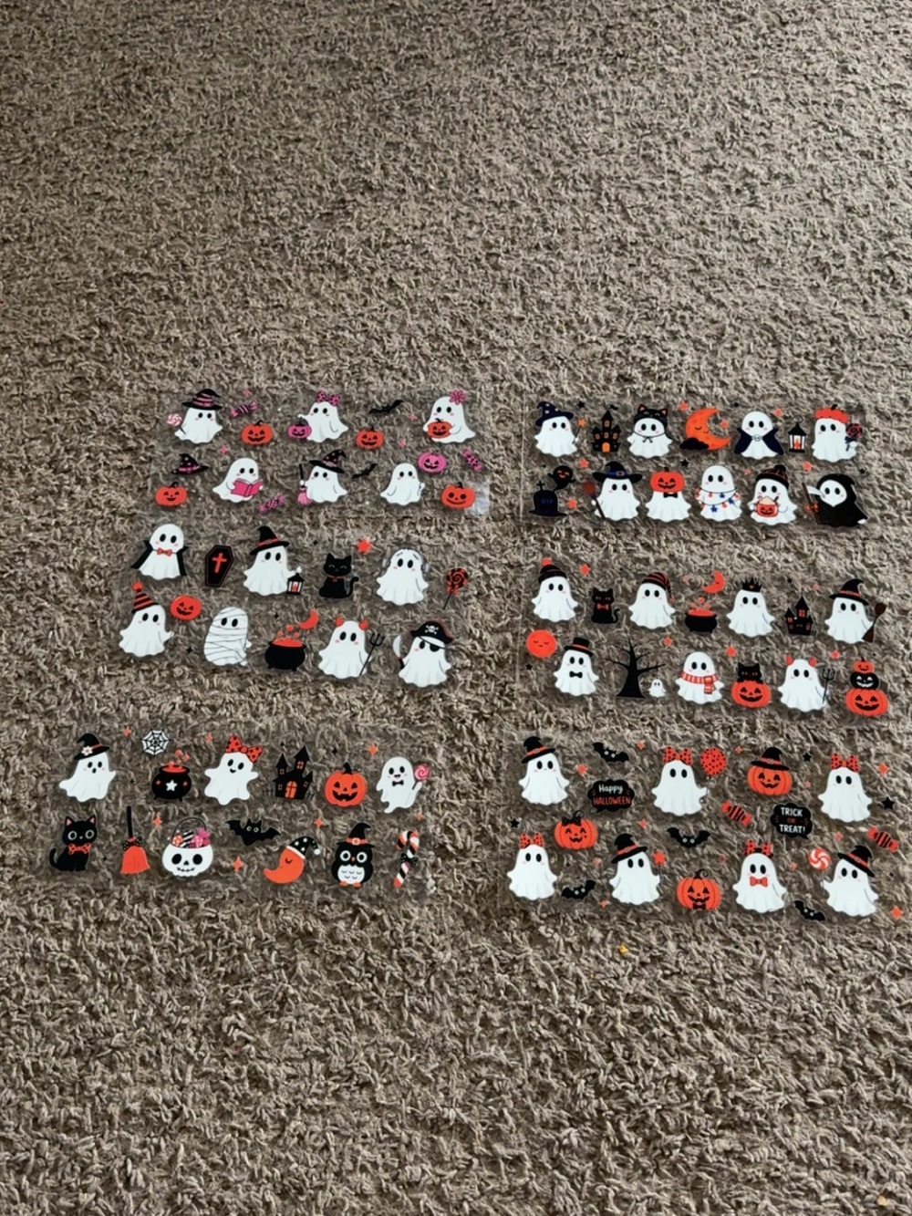 Lot of Halloween stickers